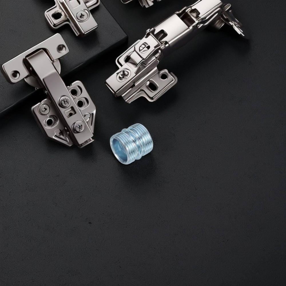 Double Head Wire Rack Shelving Connector Nut 4 PCS 0.87 Inch Threaded Hardw