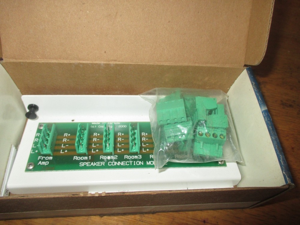 Leviton Structured Media 6-Zone Speaker Distribution Control Module 48211-6A