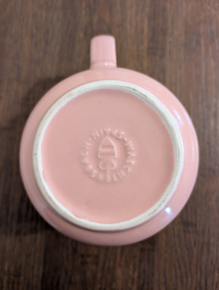 Vintage Waechtersbach 32oz Pitcher Jug Pink