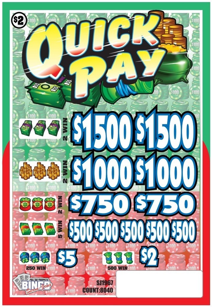 NEW pull tickets QUICK PAY - $2 Instant Tabs