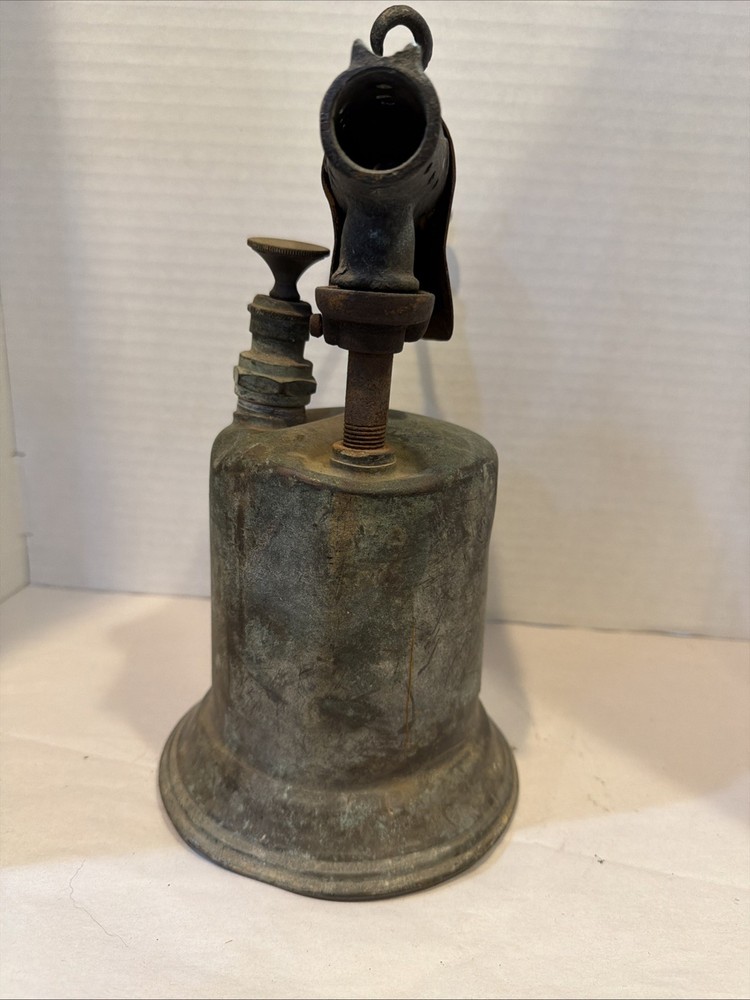 Vtg Turner Brass Kerosene Blow Torch-Untested-Display