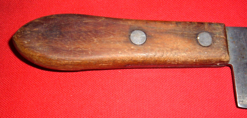 Vintage (12") Cleaver With Wood Handle
