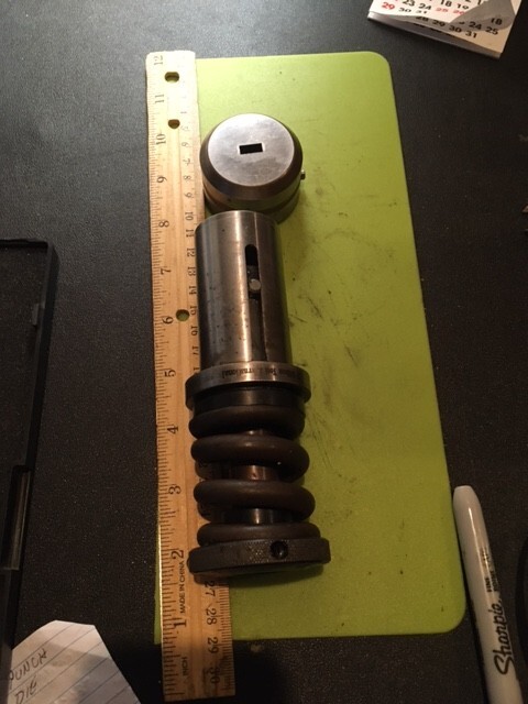 1 1/2 Strippit .182x.394 rectangular punch assembly