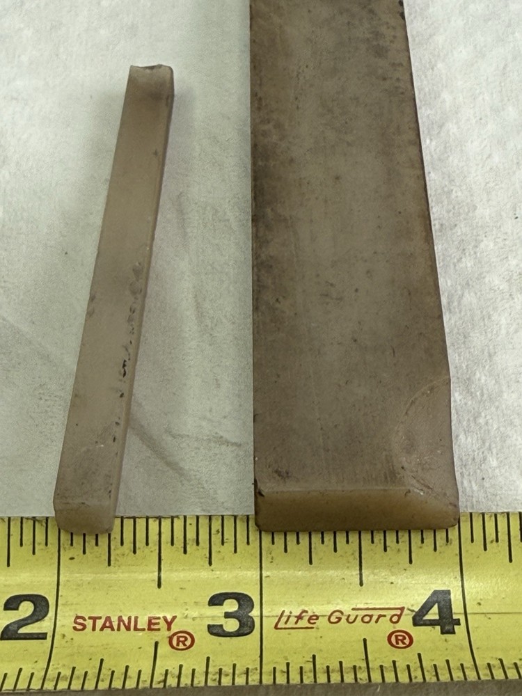 Two Small Translucent sharpening Stones Used