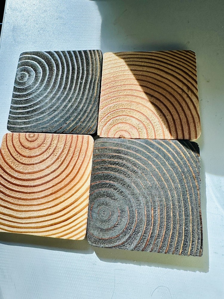 handmade wooden coasters