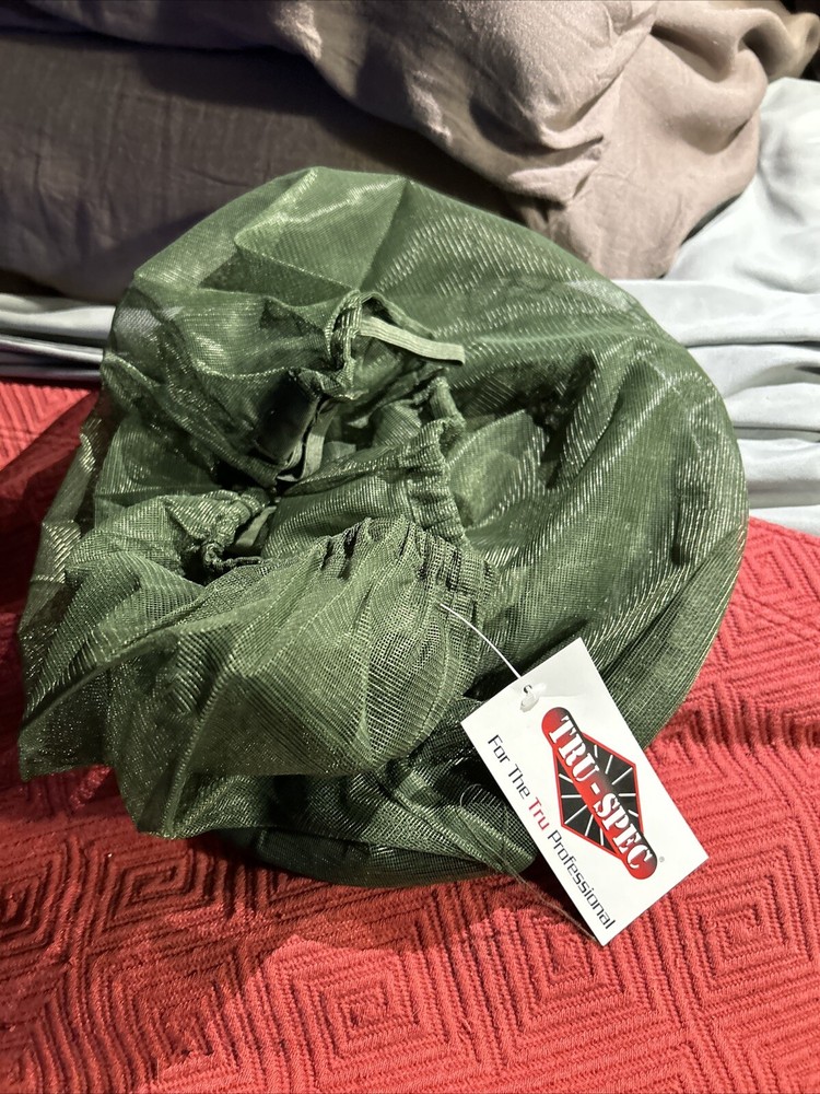 Tru-Spec Mosquito Net Hat NEW Hunting Woods Solid Green