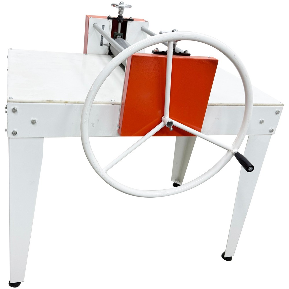 Dual Roller Ceramic Clay Slab Roller Machine with Large Handwheel & Scale Ruler