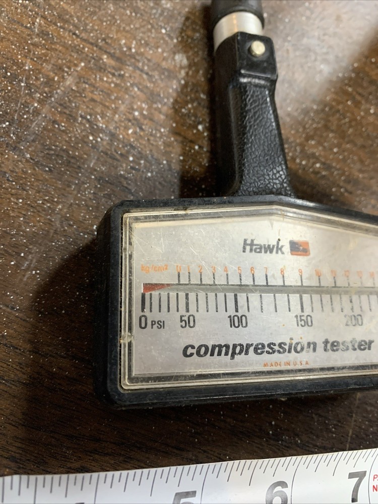 Vintage Hawk Classic Car Engine Compression Tester