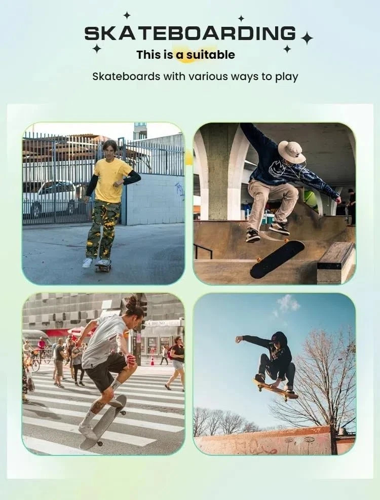 Customizable Patterns Supported， Professional-Grade All-Round Longboard，42-In...
