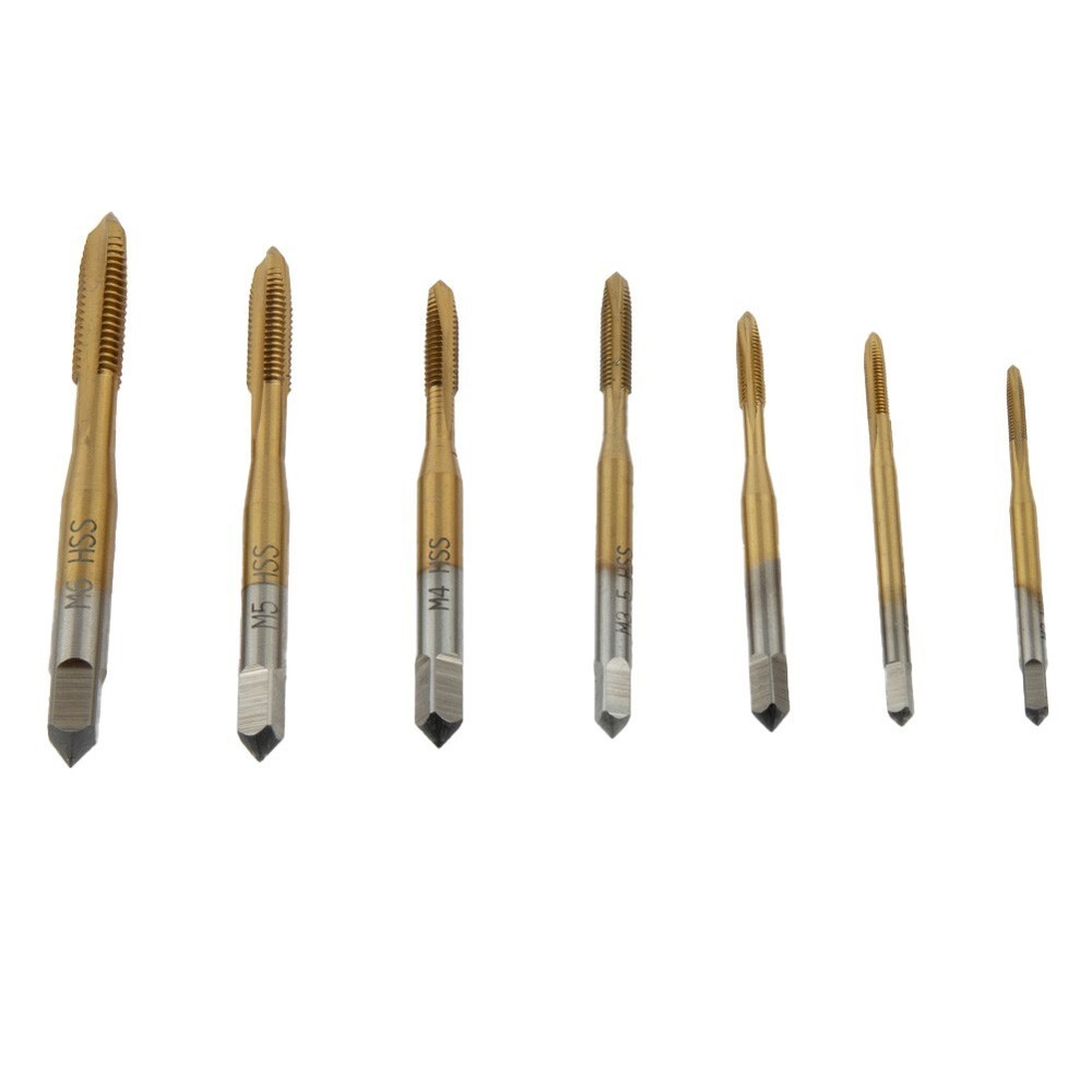 Versatile M2 M6 Thread Tapping Tools Set for Industrial and Workshop Use