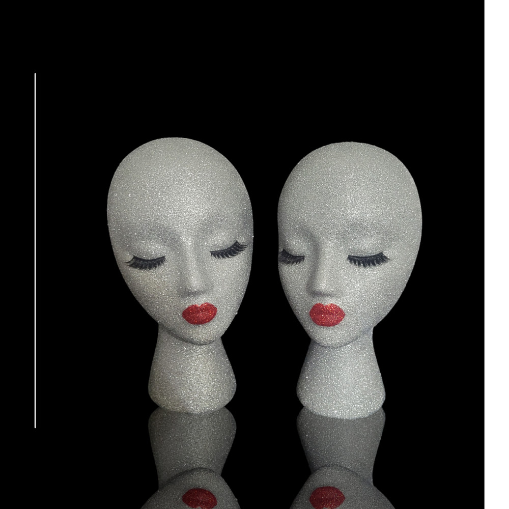 Female Styrofoam Mannequin head