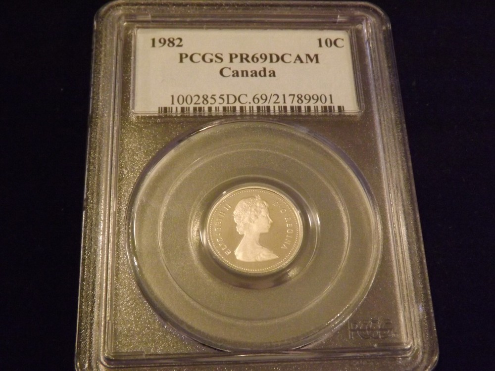 1982     10C                 Canada        PCGS  PR 69