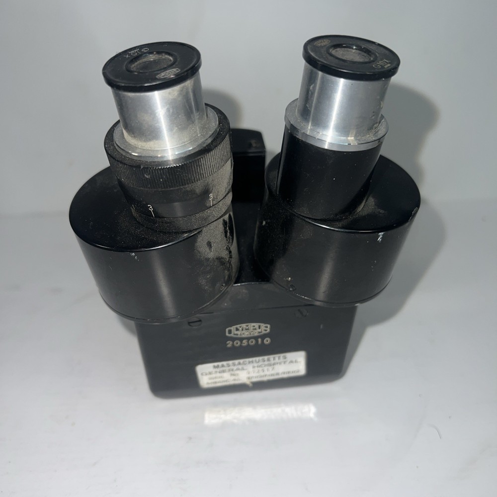 Olympus Iron Heavy Mechanical binocular lab microscope Slide Tokyo