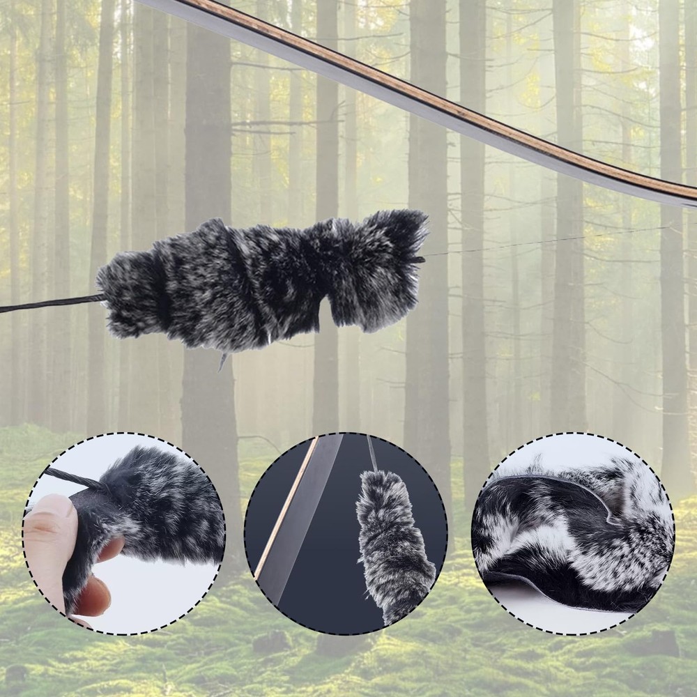 KURUGEILI One Pair Archery Bow String Silencers Silencer