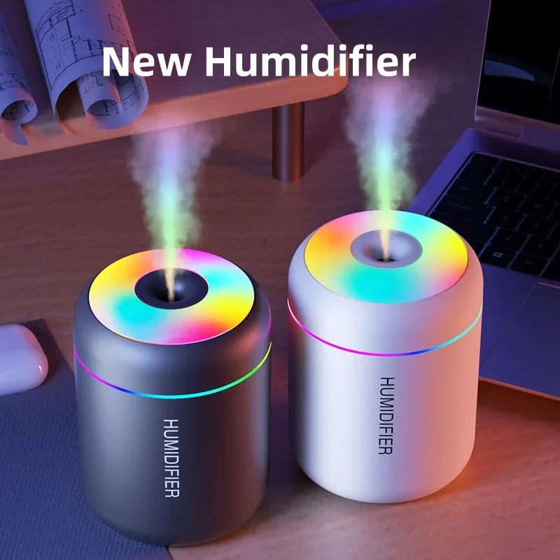 Mini USB Air Humidifier 180ML Aroma Diffuser LED Mist Maker