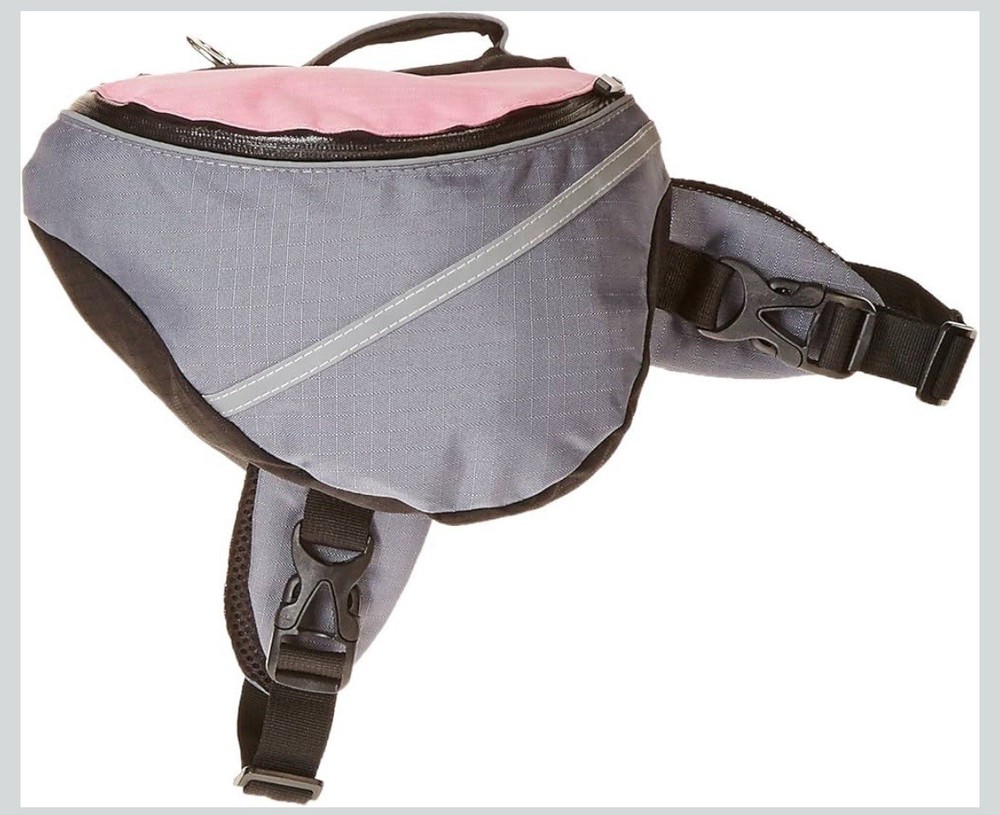 2 Pocket Backpack For Dogs With Handle For Medium Size Dogs
