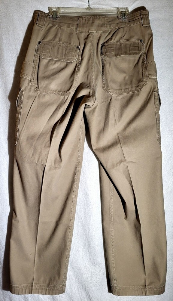 Duluth Trading - Flex Fire Hose® Canvas Cargo Mens Pants - 2 Pair - Size 34