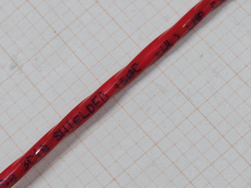 Belden 88770 18/3C Foil Shielded FEP/FEP Electronics Cable CMP Plenum Red /10ft