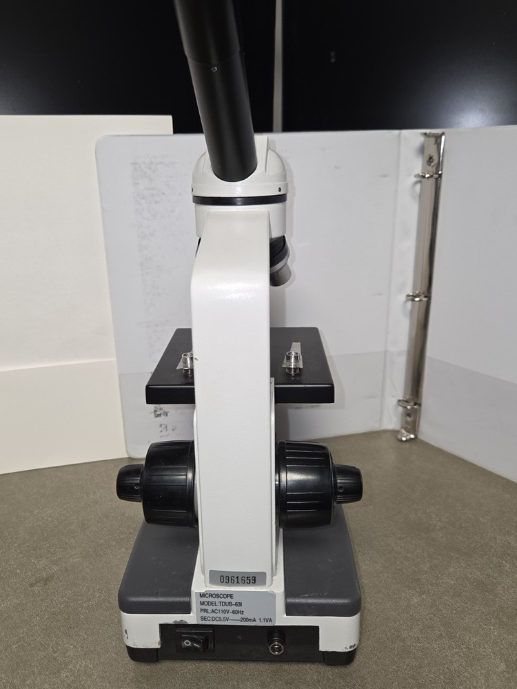 Home Science Tools Monocular Microscope Three Objectives LED MI-1100/ MS-01