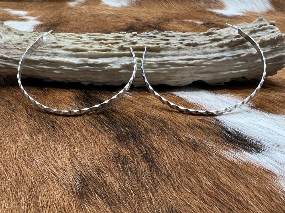 STERLING SILVER ~ HOOP ~ EARRINGS