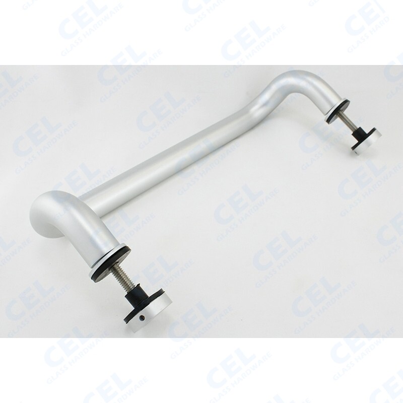 CEL 10" Solid Aluminum Straight Singled-Side Offset Pull Handles for Entry Door