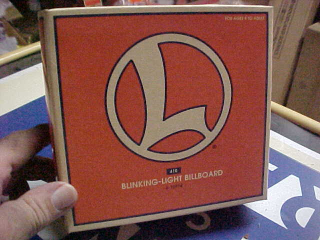 LIONEL,,,,# 12974-------BLINKING LIGHT BILLBOARD