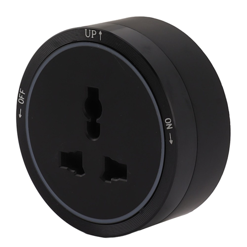 Electrical Outlet Track Socket Black Horizontal Removable Electrical Wall