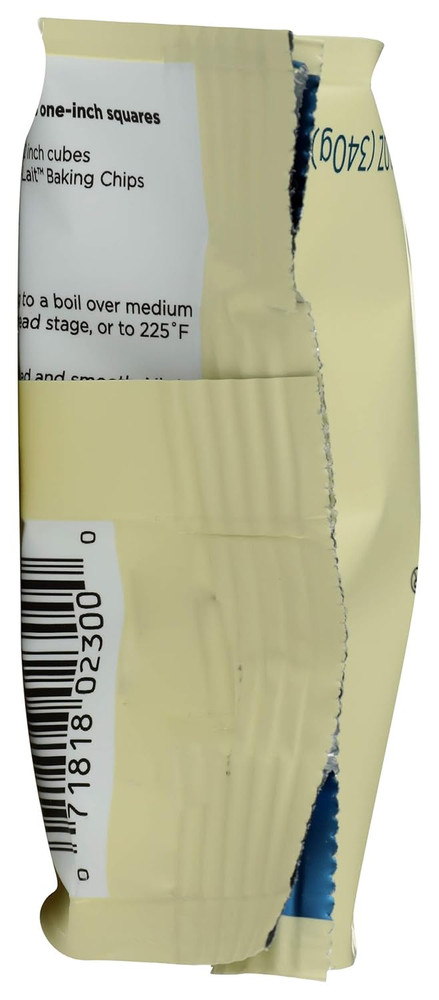 Baking Au Lait Chip, Vanilla, White Chocolate, 12 Oz