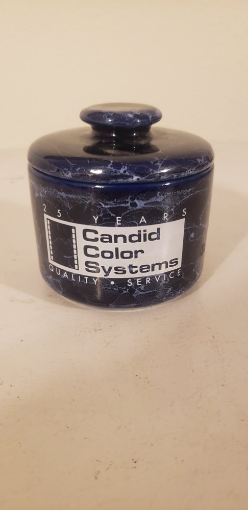 Candid Color Systems 25 Year Service Award Candy Dish.