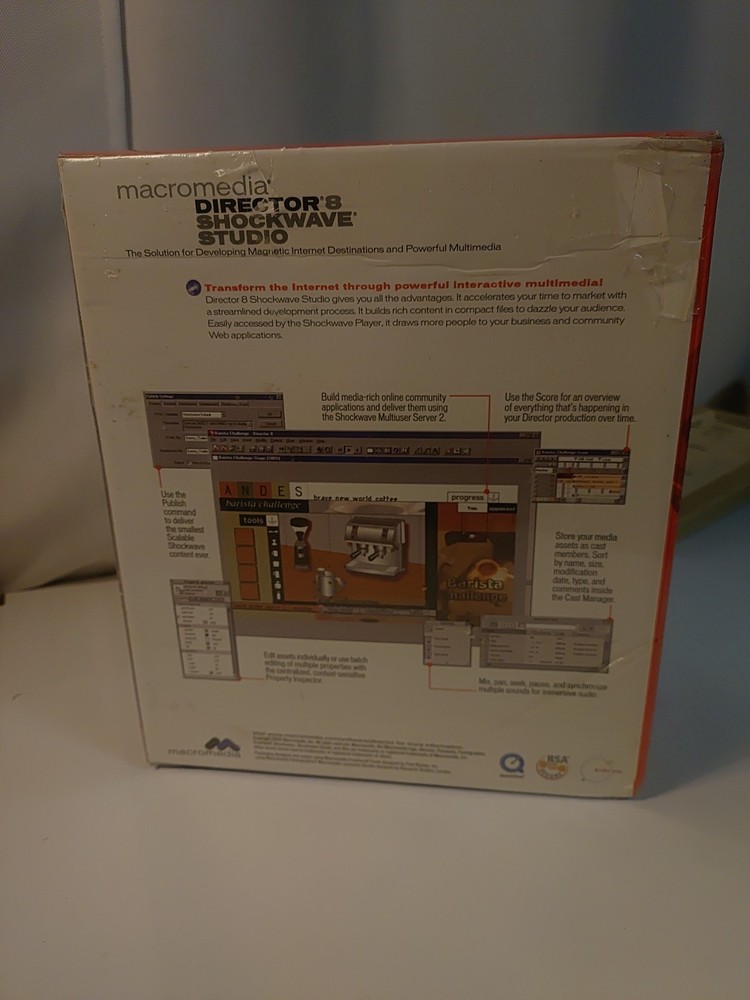 Macromedia Director 8 Shockwave Studio For Windows