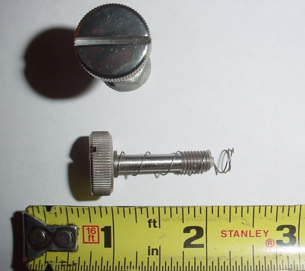2 ea 1/4-28 x 1-1/8" Captive Panel Screws Stainless