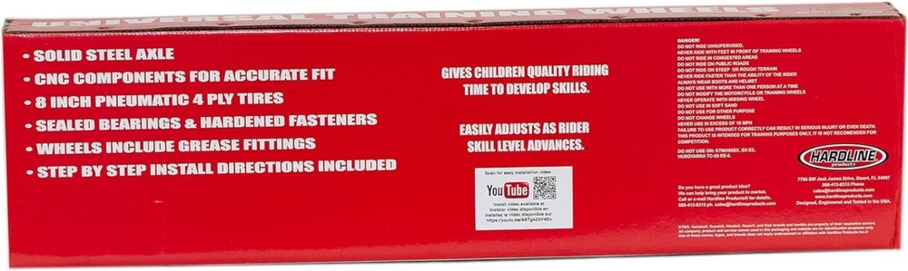 Universal Fit Training Wheels for Motorcycles=