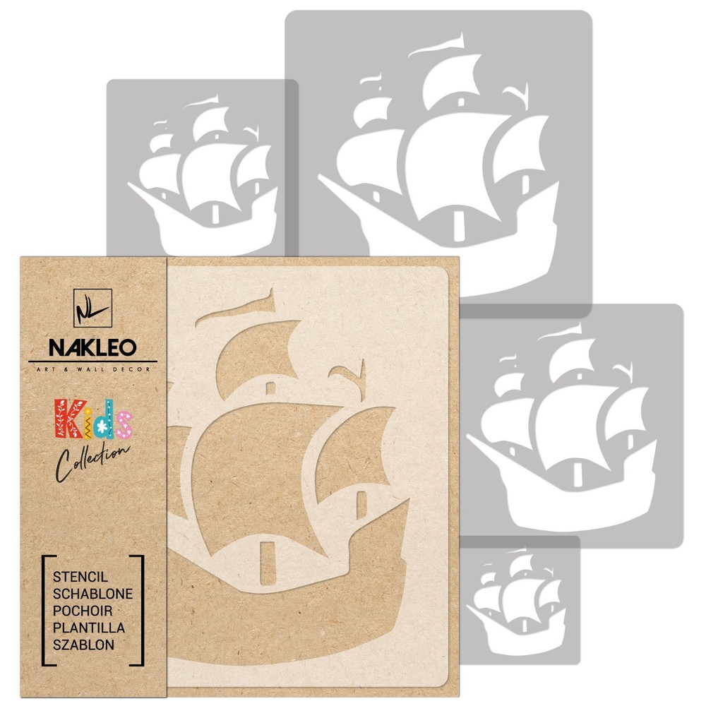 KIDS Reusable Plastic Stencils (5 pcs) // SHIP