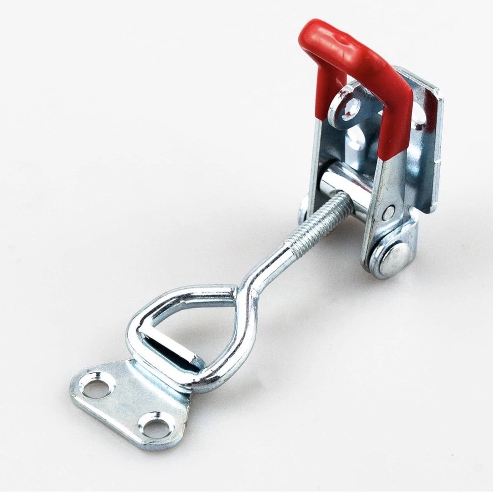 2 PCS Heavy Duty 4002 Toggle Latch Clamp, Adjustable Medium Red