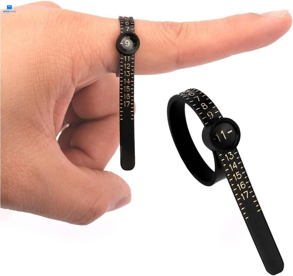1-17 USA Rings Size Upgraded Ring Sizer Measuring ring sizer upgraded