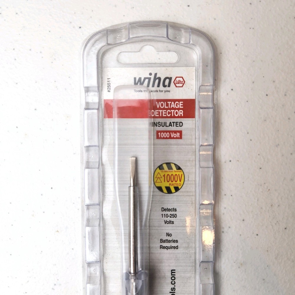 Wiha Tools 25511 Insulated Single Pole Voltage Detector