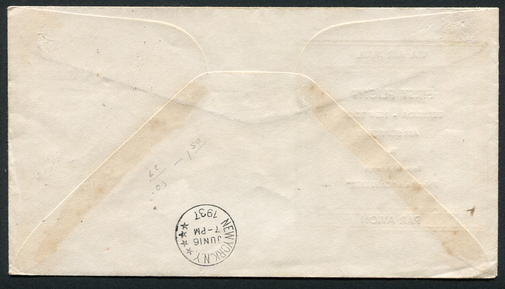 BERMUDA (23912): 1937 FFC R.M.A. "CAVALIER" First Flight