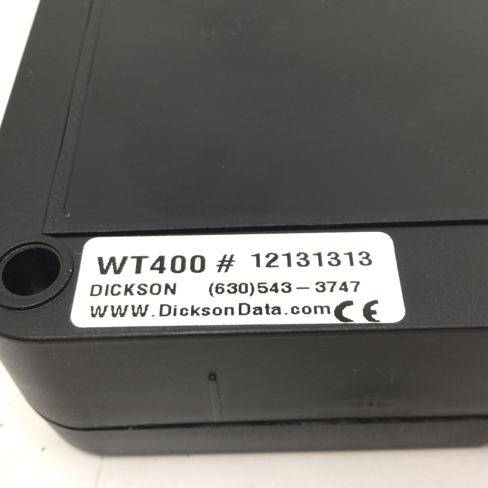 Dickson WT400 Wizard 2 2.4 GHz Wireless Temperature Data Logger, Range: 300ft