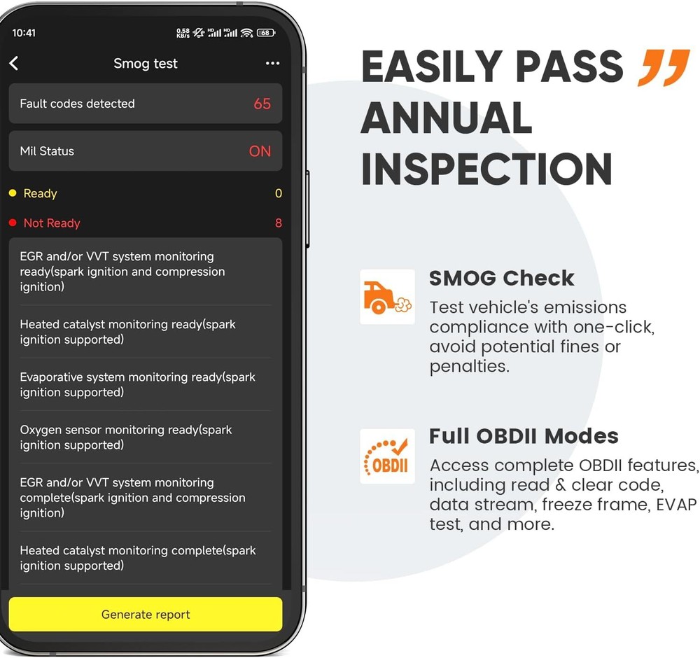 ANCEL ECHO Bluetooth OBD2 Scanner Bi-directional All System Diagnostic Scan Tool