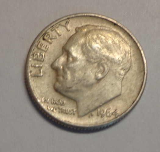 1964 D  Roosevelt Dime 90% Silver
