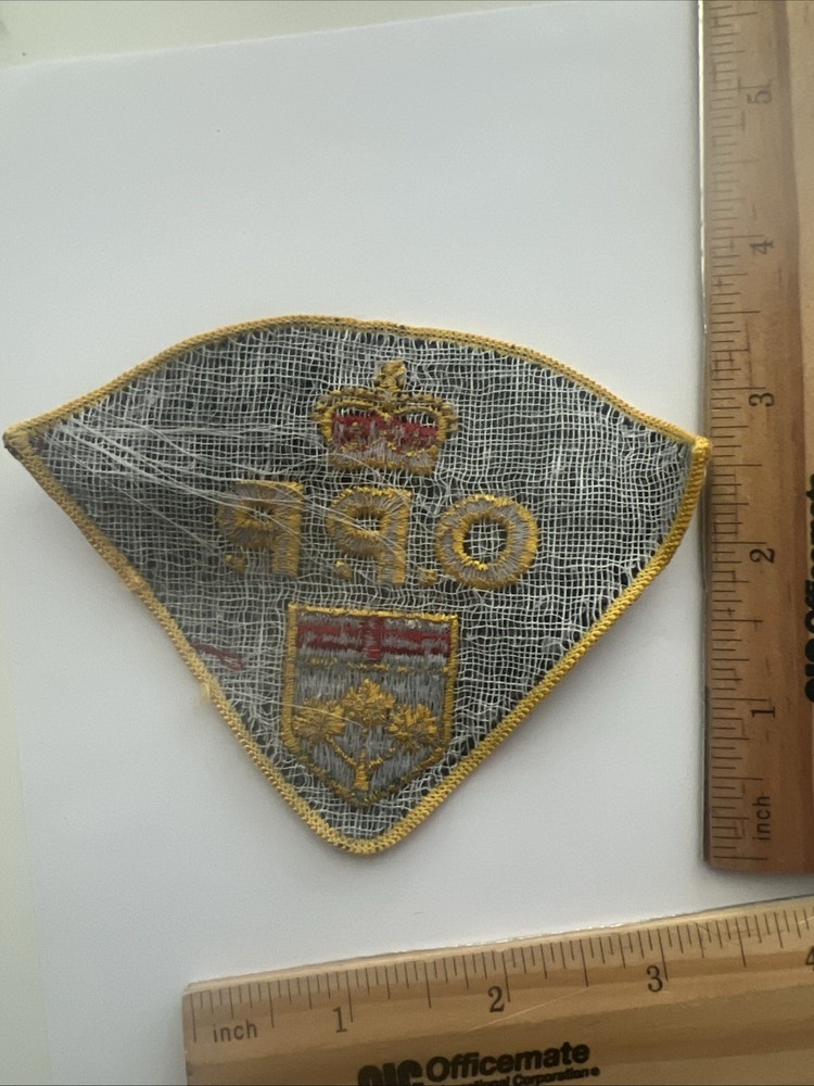 Obsolete ONTARIO PROVINCIAL POLICE SHOULDER PATCH