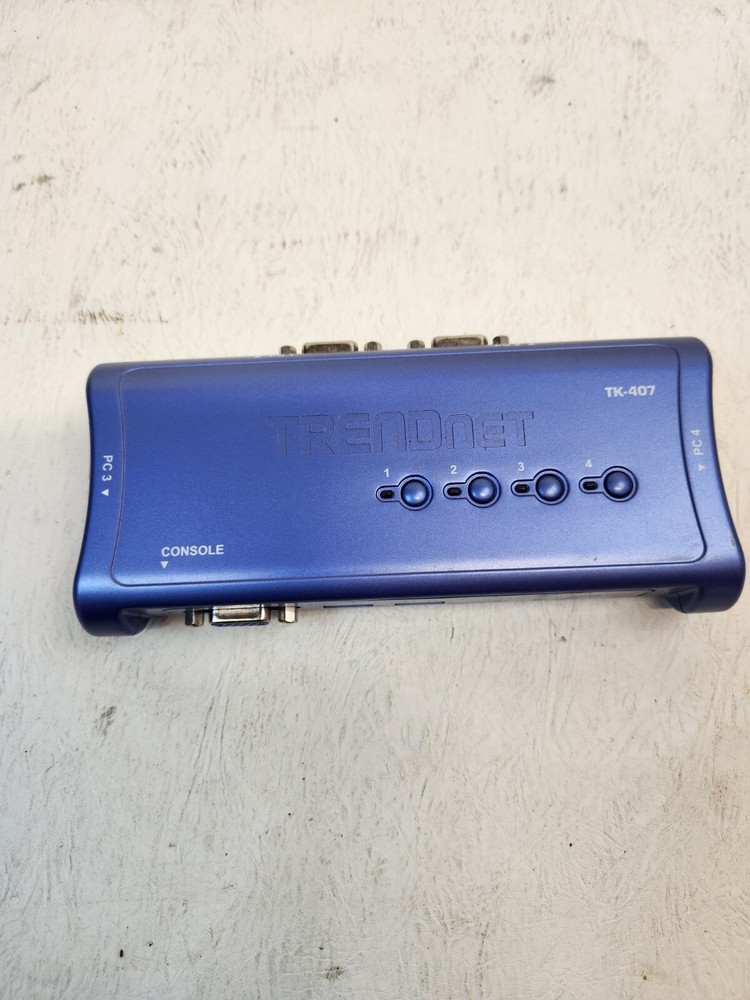 TRENDnet TK-407 4-Port USB KVM Switch UNIT ONLY