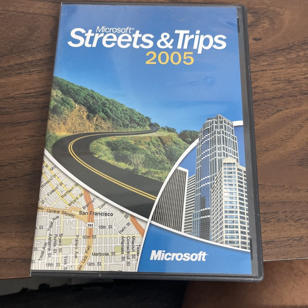 Microsoft Streets and Trips 2005 Software Only