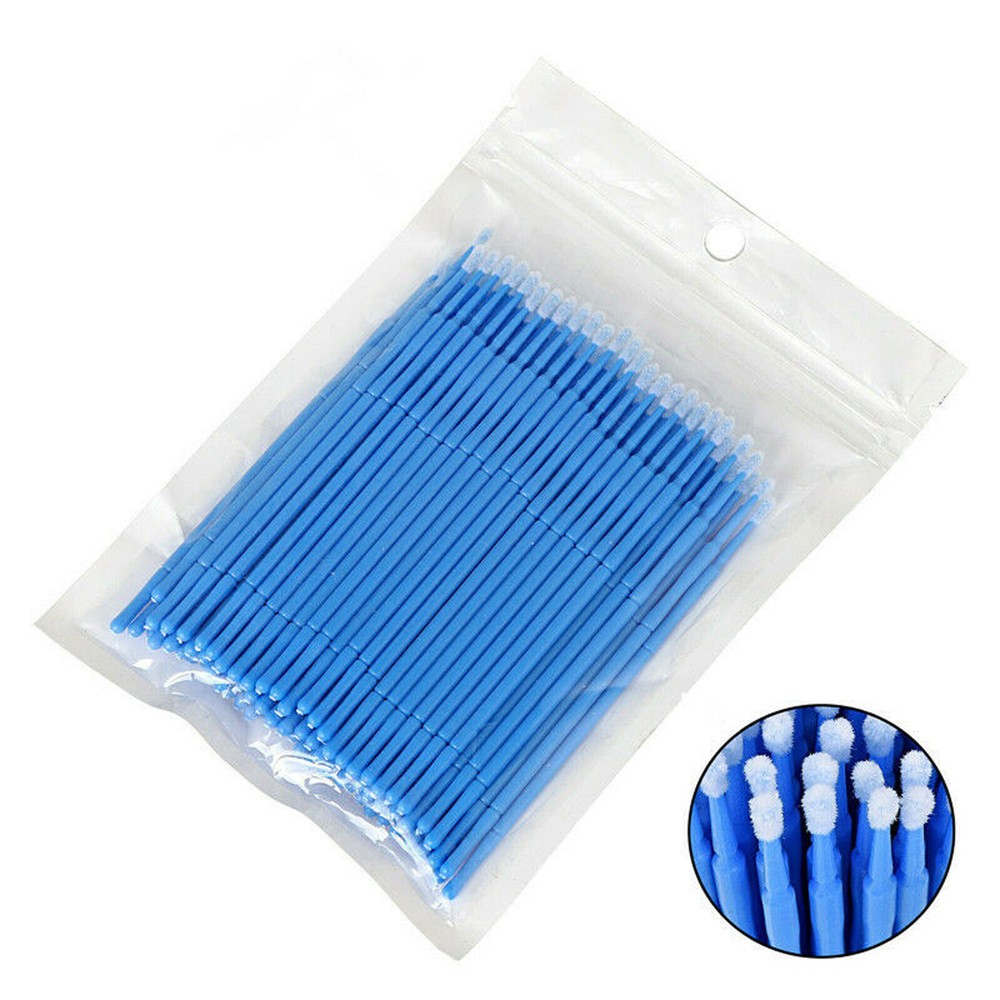 Dental Microbrush Micro Brush Cleaning Disposable Bendable Applicators Tips