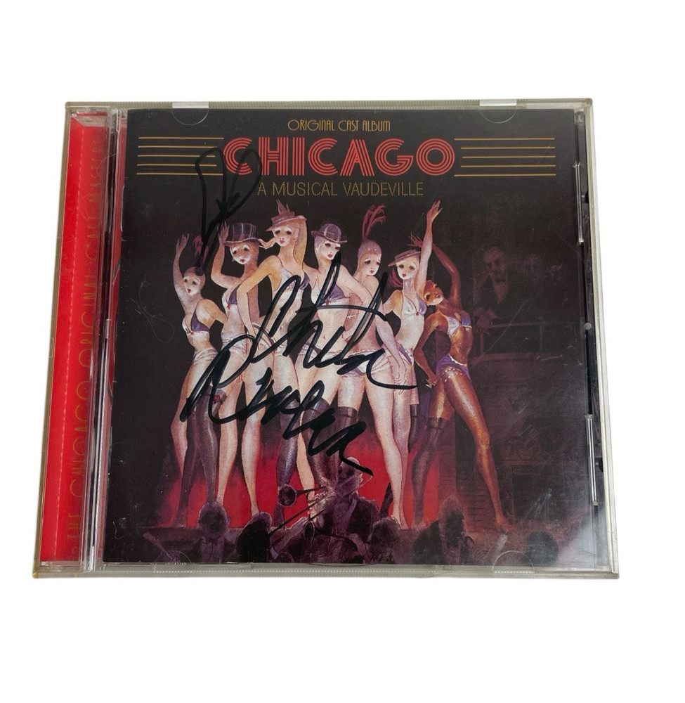 SIGNED CHITA RIVERA Chicago Original Cast Recording CD