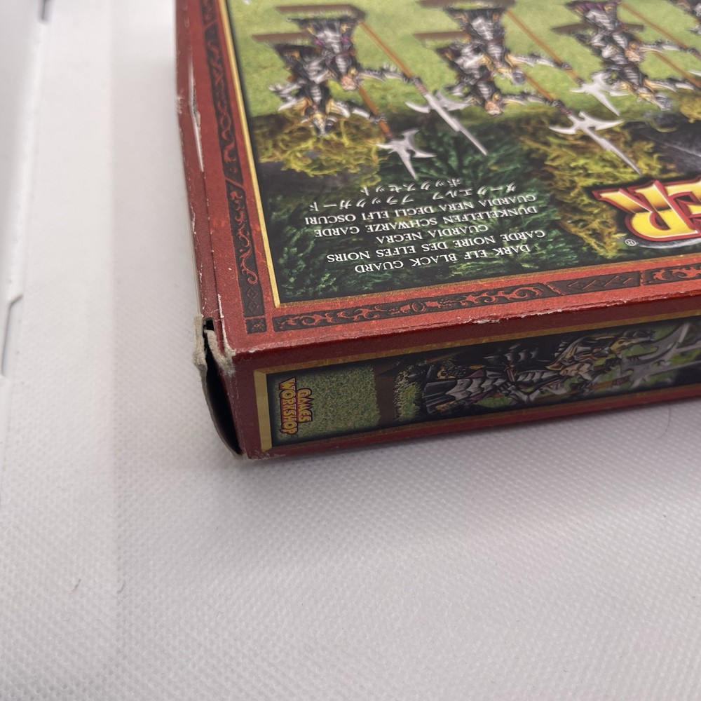 Games Workshop - Warhammer Dark Elf Black Guard Regiment BOX ONLY OOP
