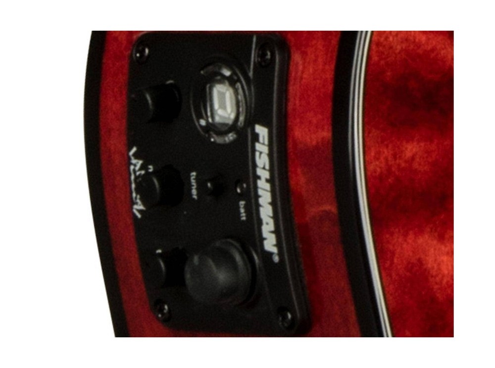 Lanikai, 4-String Ukulele, red (QMRDCEC)