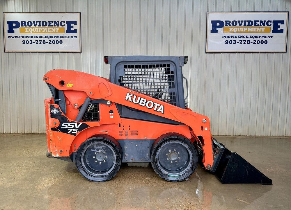 2016 KUBOTA SSV75 STANDARD FLOW OROPS SKID STEER WHEEL LOADER