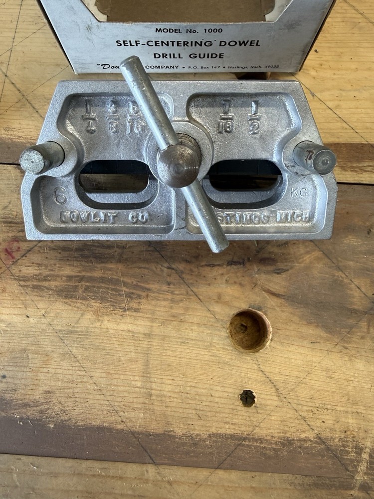 Doweling Jig Dowl-It Self-Centering Dowel Drill Guide Model 1000