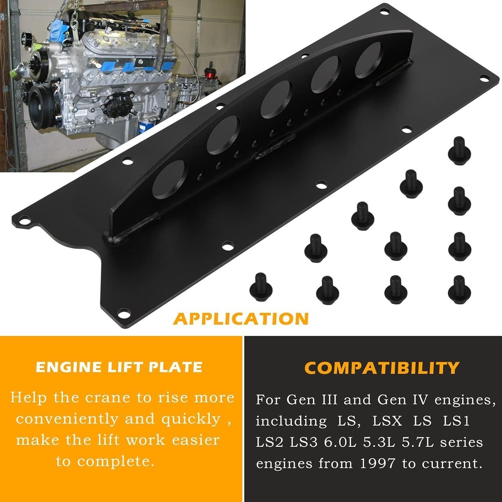 LS Engine Lift Plate Hoist Picker Crane For LSX LS Engine LS1 LS2 LS3